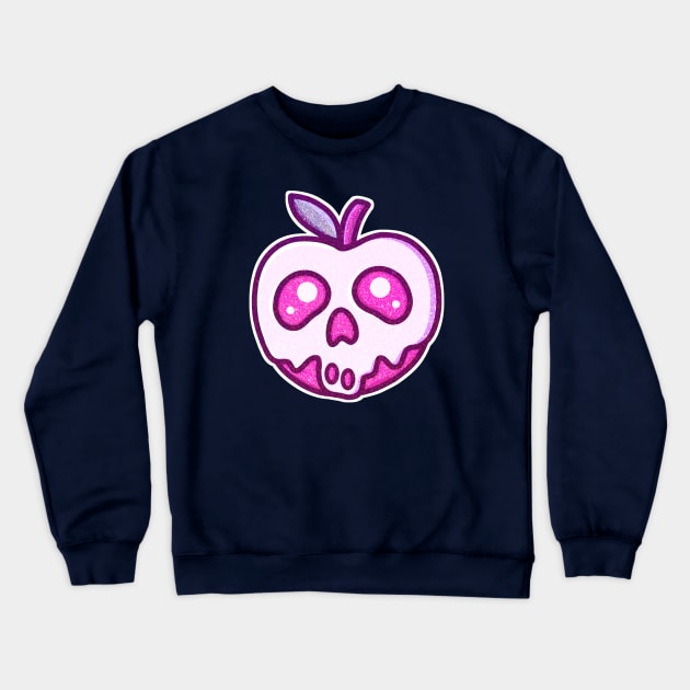 Cute Pastel Kawaii Poisoned Apple Crewneck Sweatshirt by Witchy Ways